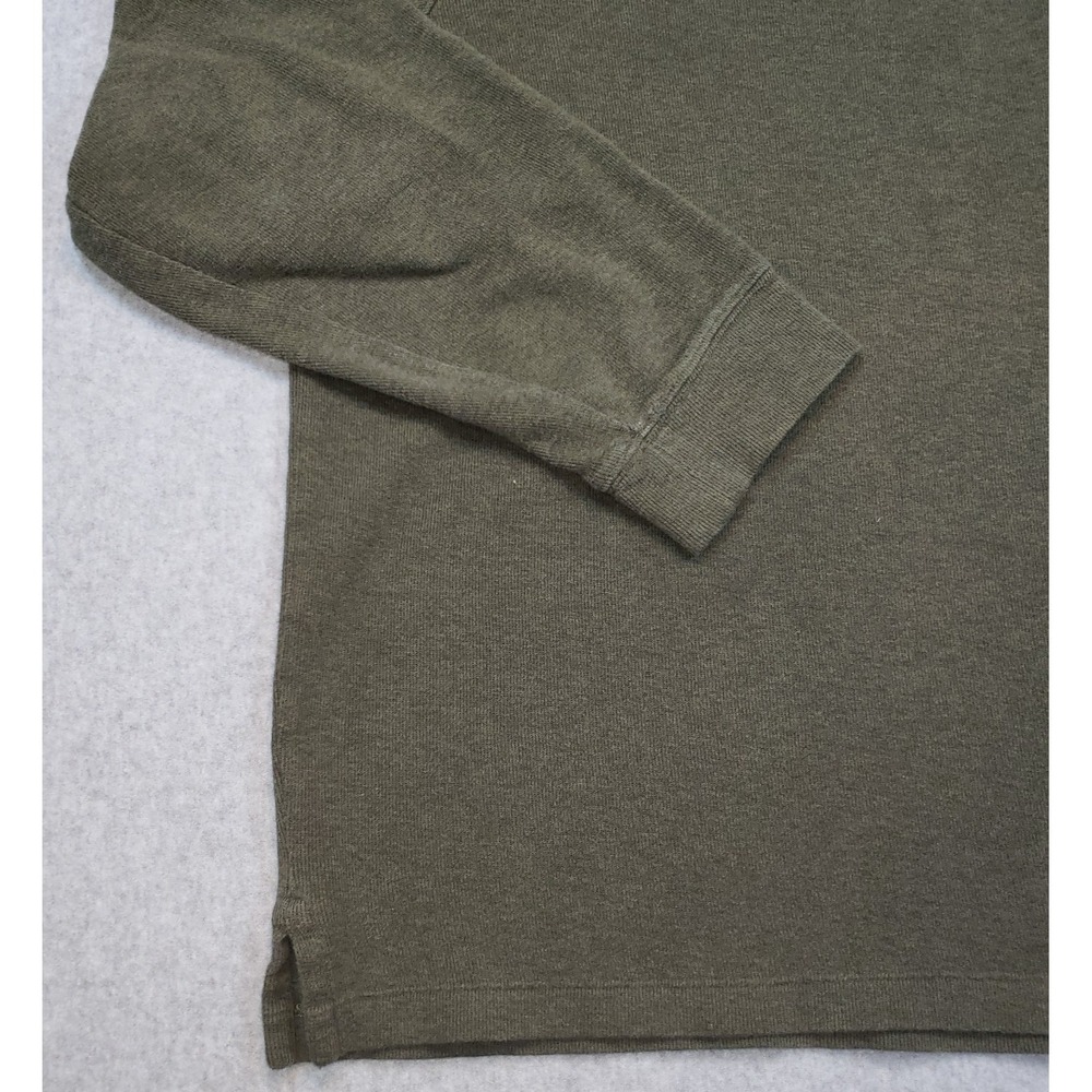 Polo Ralph Lauren Estate Rib Quarter Zip Sweater Mens Green Size XL Pullover - Picture 2 of 11